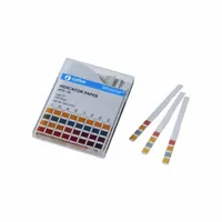 These high precision pH strips measure pH levels from 3.8 to 5.5 with a resolution of 0.2 pH. Each strip is 4 inches long. Suitable for laboratory, industrial, and quality control applications requiring accurate pH measurement in this range
