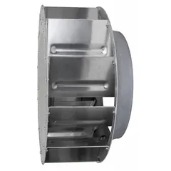 This Dayton blower wheel is a replacement component for HVACR fan assemblies. It is compatible with manufacturer part number 5AV80. Used in commercial and industrial air-handling systems to move air through ducts, furnaces, or ventilation units.