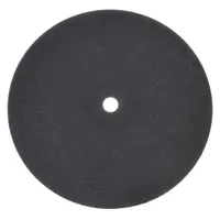 Type 1 cut-off wheel for carbon and stainless steel. Aluminum oxide abrasive with 24 grit and A24R bond. 12" diameter, 1/8" thickness, 1" arbor. Used in industrial fabrication, metalworking, and maintenance for efficient cutting