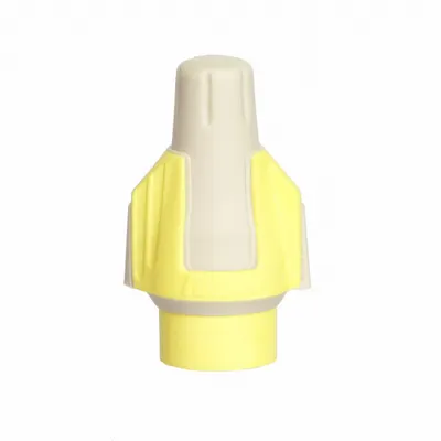 IDEAL Twist-On Wire Connectors: Tan/Yellow, Wire Sizes 16 AWG – 10 AWG, 600 V - Wide-Range Wire Connectors