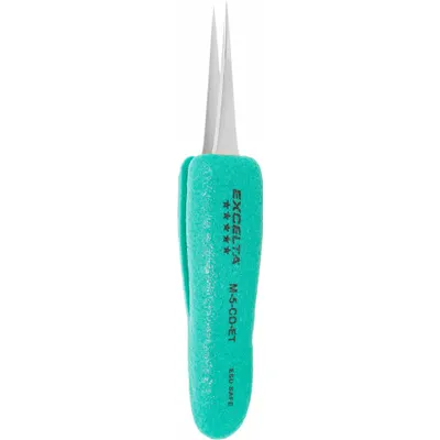 EXCELTA Tweezers: Cobalt, Point, Straight Tip - High-Precision Tweezers