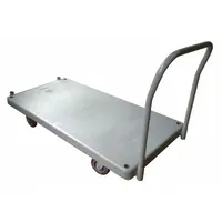DAYTON Platform Truck: 880 lb, 60 in L x 29 1/2 in W x 40 in H Overall Dim., Gray, Plastic
