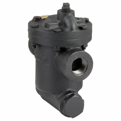 SPENCE Steam Trap: Cast Iron, 3/4 in FNPT, 570 lb/hr, 150 psi Max., 450°F Max. - Standard Inverted-Bucket Steam Traps