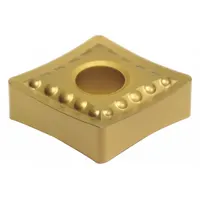 Diamond indexable turning insert for precision machining of hard materials. Offers wear resistance and surface finish in turning operations. Suitable for general machining applications