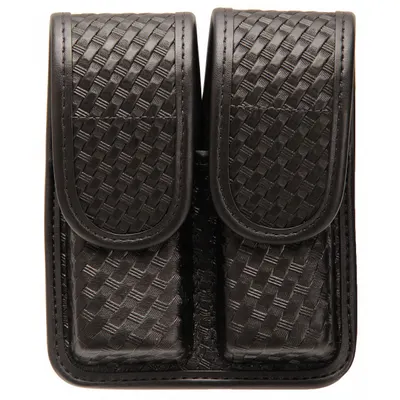 BLACKHAWK Magazine Pouch, Black Nylon, Fits 2 1/4 in Belt, MPN 44A002BW - Duty Equipment Pouches