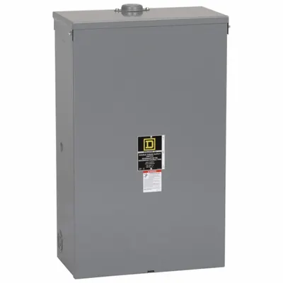 SQUARE D Safety Switch: Non-Fusible, 200 A, Three Phase, 480V AC, Galvanized Steel - Non-Fusible Safety Switches