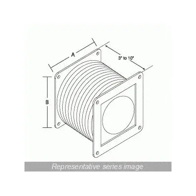 HAMMOND MANUFACTURING 1487EFFSS Flexible Fitting for - Flexible Fittings for Corrosion-Resistant Washdown Wireways