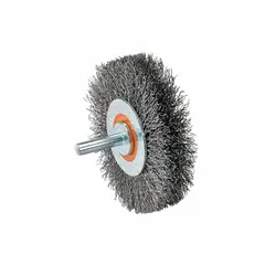General purpose combination wheel for carbon and stainless steel. Type 27 wheel measures 4-1/2" diameter, 1/8" thickness, with 5/8"-11 arbor. Suitable for blending, grinding, and finishing on metal surfaces using angle grinders. Sold in a 25-pack.