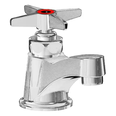 CHICAGO FAUCETS 700-E74HOTABCP Single-Post Handle Bathroom Faucet - Single-Post Handle Bathroom Faucets