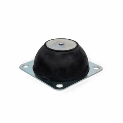 JW WINCO Flange-Mount Vibration Damper: GN 148.3, For Compression Load Type, Natural Rubber - Flange-Mount Female-Threaded Vibration Isolators