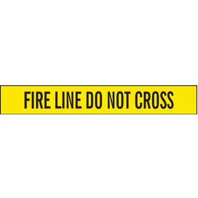 OEM APPROVED VENDOR Fire Line Do Not Cross Barrier Tape - First Responder Messaging Barrier Tape