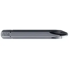 This APEX impact bit features a #2 Phillips (PH2) tip with a standard style and a hex drive for use with impact drivers. It has an overall length of 2 inches and is made of S2 steel. Suitable for driving Phillips #2 screws in assembly and maintenance tasks.