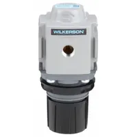 WILKERSON Compressed Air Regulator: Aluminum, 3/8 in NPT, 150 cfm, 300 psi Max Op Pressure, Knob (MPN R18-03-F000B)