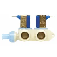 OEM replacement water inlet valve for refrigerators and freezers. Controls water flow to ice makers and water dispensers. Direct replacement for maintaining proper appliance operation