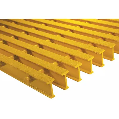 FIBERGRATE ISOFR Flame-Resistant Structural Grating, 36 in x 8 ft