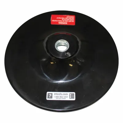 INGERSOLL RAND 313A-825-7 Round Rubber Backing Pad - Backing Pads for Power Sanders