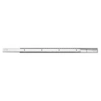 Side-mounted friction drawer slide with 3/4 extension. Closed length of 16 inches and travel length of 12 inches. Suitable for use in industrial cabinetry, tool chests, and equipment enclosures where controlled drawer movement is required
