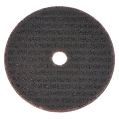 This 3-inch diameter cut-off wheel is designed for general purpose cutting of carbon steel and stainless steel. Constructed with aluminum oxide abrasive and a 24 grit A24R bond, it is suitable for light-duty cutting tasks in metal fabrication, maintenance, and repair work.