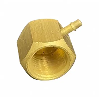 MEM-CO 1/4FLB4 Brass Barbed Tube Fitting Elbow - Standard Brass Barbed Tube Fittings
