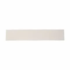PVC mounting carrier with self-locking strapping for attaching pipe markers to pipes. Used in industrial facilities to secure identification markers on piping systems.