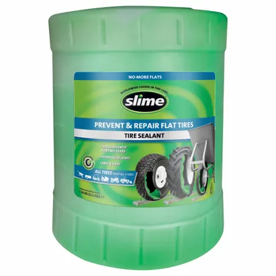SLIME SDSB-5G Tire Repair Sealant, 5 gal Bucket, Green - Tire Sealants