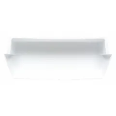 Door bin for Whirlpool refrigerators and freezers. Used to store and organize items such as bottles and condiments inside the refrigerator door. Direct replacement part for compatible models.