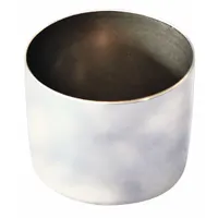 Crucible: 100 mL Capacity - mL, 56 mm Dia, 48 mm Overall Ht, Polished, Stainless Steel (MPN 790-101)