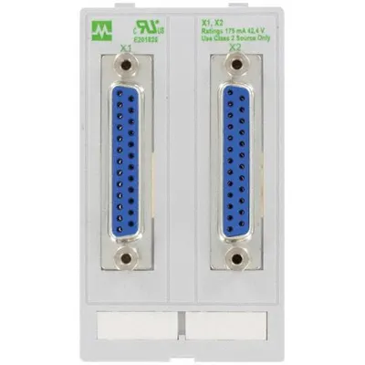 MURRELEKTRONIK Data Insert, (2) SUB-D25 Female-to-Solder, 51 mm x 88 mm - Panel Interface Inserts