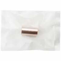 This wrot copper coupling joins two lengths of 1 in CTS copper tube in a straight line. The cup x cup design accepts tubing on both ends for sweat/solder connections. No center stop allows full insertion. Clean & Bagged for ready-to-use installation