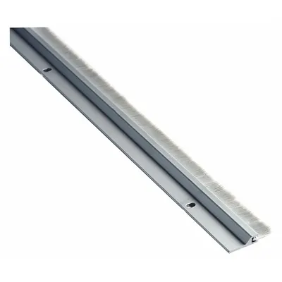 NATIONAL GUARD 600A-48 Automatic Door Bottom with Brush Insert - Door Sweeps