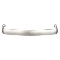 Fixed, non-recessed pull handle made of stainless steel with a satin silver finish. Features #8-32 threaded holes for mounting and a grip thickness of 0.276 in. Suitable for use on cabinets, enclosures, and machinery doors where a corrosion-resistant, durable grip is required