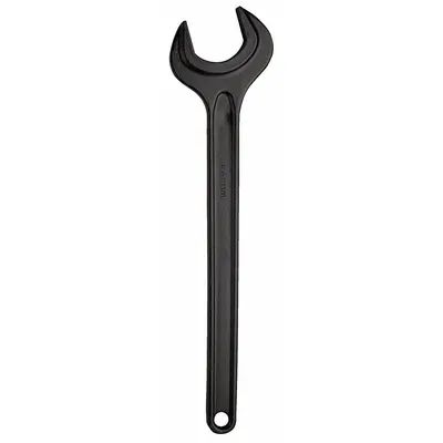 FACOM Open End Wrench: Carbon Steel, Black Oxide, 46 mm Head Size, 15 1/2 in Overall Lg - Metric, Single End, Open End Wrenches