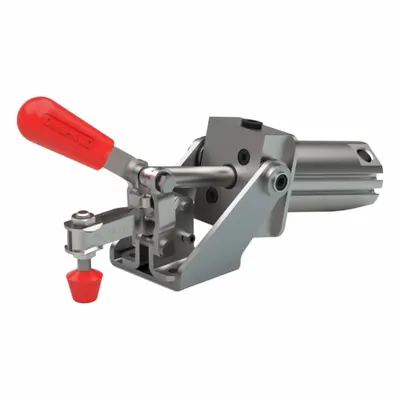 DE-STA-CO Pneumatic Toggle Clamp: 200 lbf Capacity - Standard Air-Powered Hold-Down Toggle Clamps