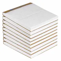 Polypropylene sorbent pad for absorbing industrial liquid spills, leaks, and drips. Each pad absorbs 9 7/8 oz. Pad size 15 in x 14 in. White. 180 pads per pack