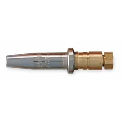Size 1 cutting tip from the SC40 Series, designed for machine torch use with propane and natural gas. Suitable for general purpose cutting in industrial applications such as steel fabrication and structural metalwork.
