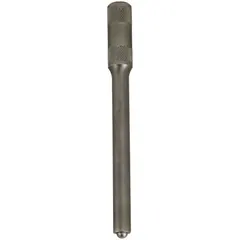 This roll-pin removing punch features a round, steel, ball design with SAE configuration. It has a 7/16 in tip diameter, 4 in taper length, and 6 in overall length. Used for removing roll pins in mechanical assemblies during maintenance and repair tasks.