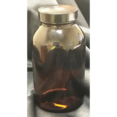 OEM Sampling Bottle: 1 L - Amber Narrow Mouth Round Glass Lab Bottles