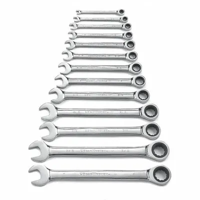 GEARWRENCH 13-Piece SAE 12-Point Ratcheting Combination Wrench Set - SAE 12-Point Ratcheting Combination Wrench Sets