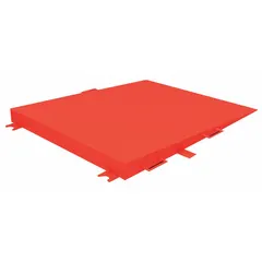 This floor scale ramp provides a gradual incline for rolling or driving loads onto a platform scale. Constructed with a carbon steel platform, it has an overall height of 4 1/2 inches and is rated for use with pound-based weighing units. Suitable for industrial and warehouse environments where pallets, drums, or equipment need to be positioned on a scale.