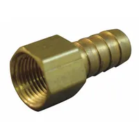 Steel barbed hydraulic hose fitting for connecting -2 dash size hose to NPT threaded ports. Features a male hose barb and female NPT thread, suitable for 1/4 in hose I.D. Commonly used in hydraulic systems for fluid power transmission, lubrication lines, and low-pressure return lines