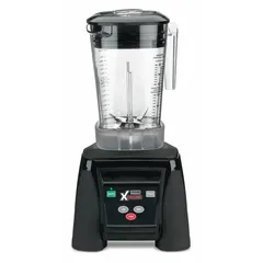 This heavy-duty blender features a 3 hp motor and 2 speeds, with an electronic keypad and copolyester construction. It operates on 120V AC and includes a smoothie blending function. Suitable for high-volume blending in commercial kitchens, juice bars, and cafes.