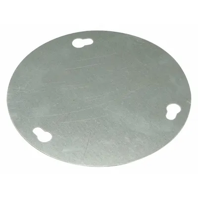 ZURN Z499B-7 Carbon Steel Floor Drain Cover, 7 in Diameter, Galvanized, Screw-In - Covers for Floor Drains