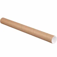 Mailing Tube: 2 in x 60 in, 1/16 in Wall Thick, Brown, 50 PK (MPN P2060K)