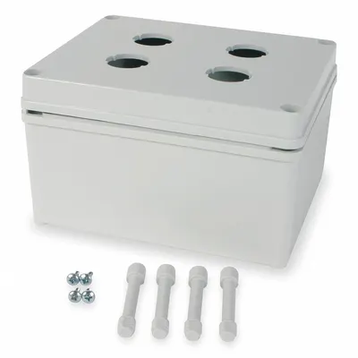 HUBBELL PREMISE WIRING HI44XGY Surface Mount Box - Voice & Data Jack Boxes