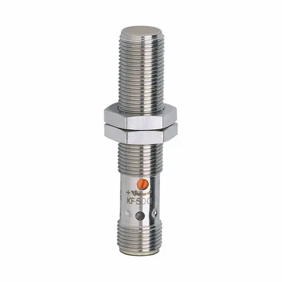IFM Capacitive Cylindrical Proximity Sensor: 12 mm Dia., Built-in Connector - Cylindrical Sensors with Built-in Connectors