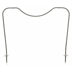 OEM replacement bake element for Whirlpool ovens. Provides bottom heat for baking applications. Used in residential and light commercial oven maintenance.