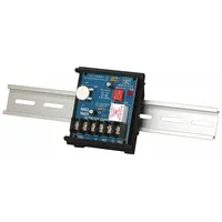DIN-rail mountable timing control accessory for power supply systems. Provides on/off delay and cycling functions for industrial automation, security, and access control applications