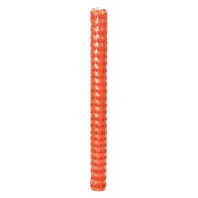 QUEST Safety Fence: Orange, 4 ft Overall Ht, 100 ft Overall Lg - Barrier & Safety Fence