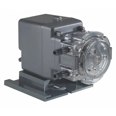 STENNER Peristaltic Chemical Metering Pump: 120V AC, 1/30 hp HP, 50 gpd Max. Flow Rate - Fixed Flow Peristaltic Chemical Metering Pumps