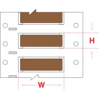 This precut sleeve label roll is made of polyolefin with a brown matte finish. Each label measures 1/2 in x 1 1/2 in and is designed for wire gauges from 1 AWG to 8 AWG. Compatible with the BBP72 printer series, it is used for on-demand wire and cable identification in industrial environments such as electrical panels and control systems